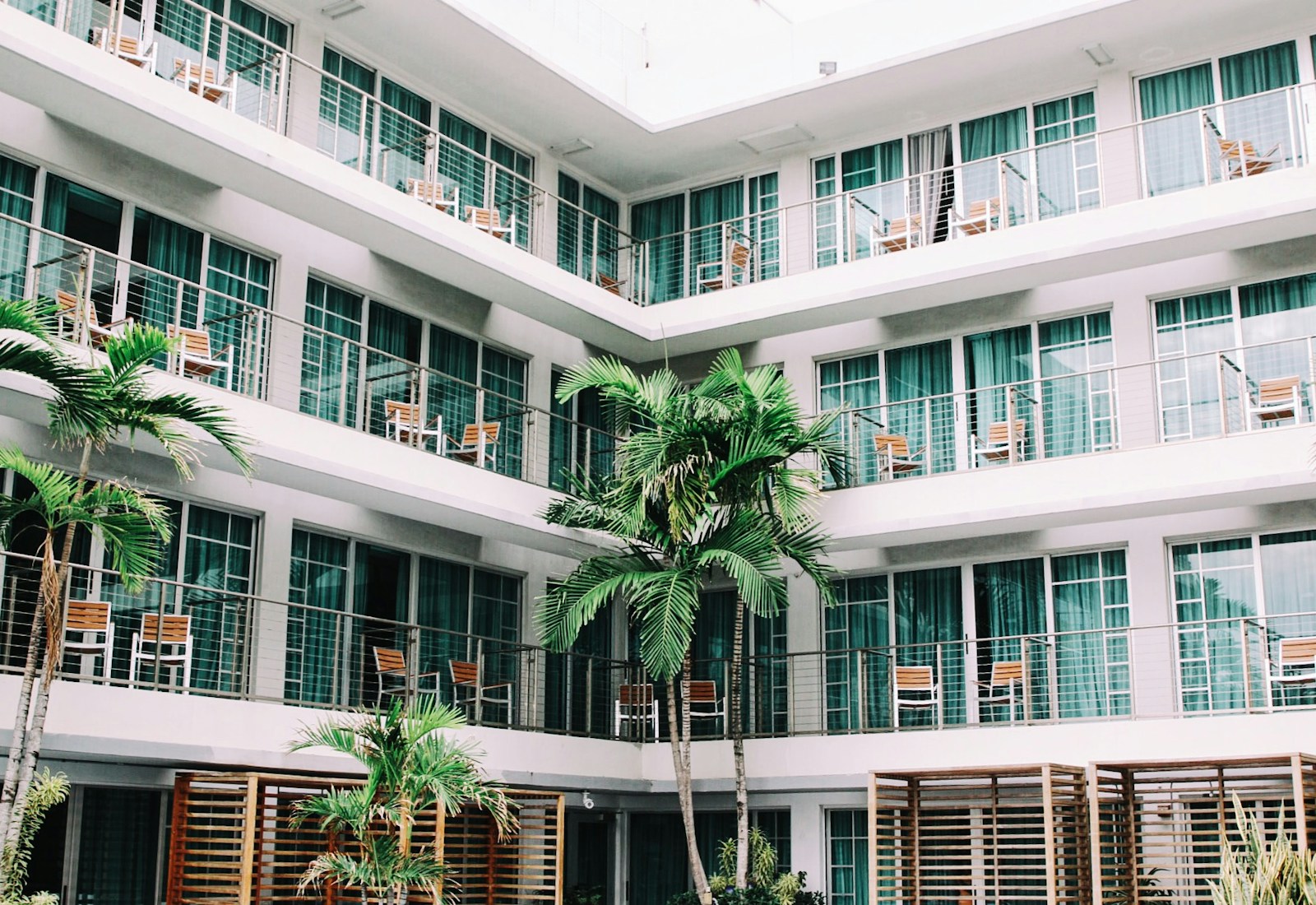 Otel teras detay